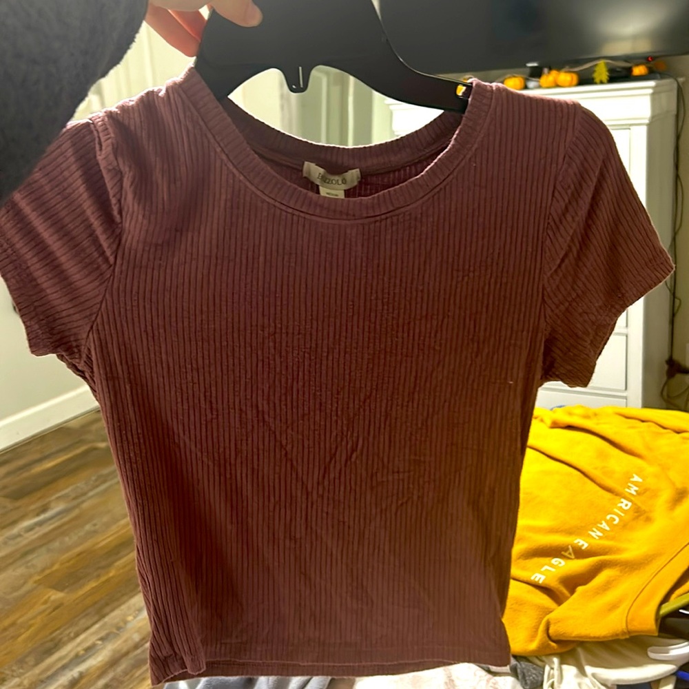 Bozzolo cropped knitted shirt
